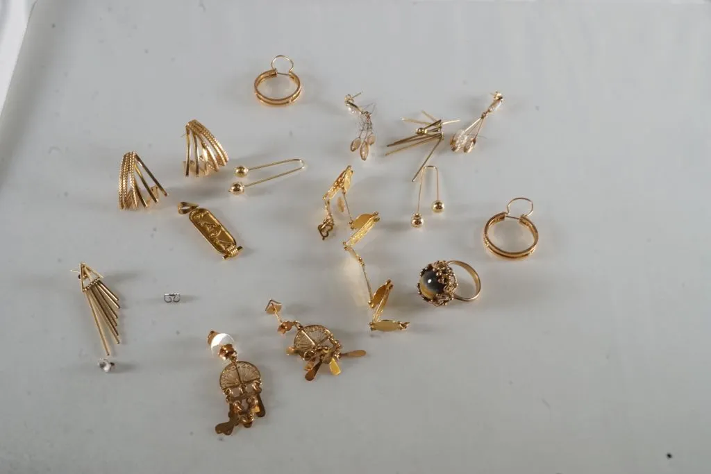 Lot of 14k Yellow Gold Jewelry