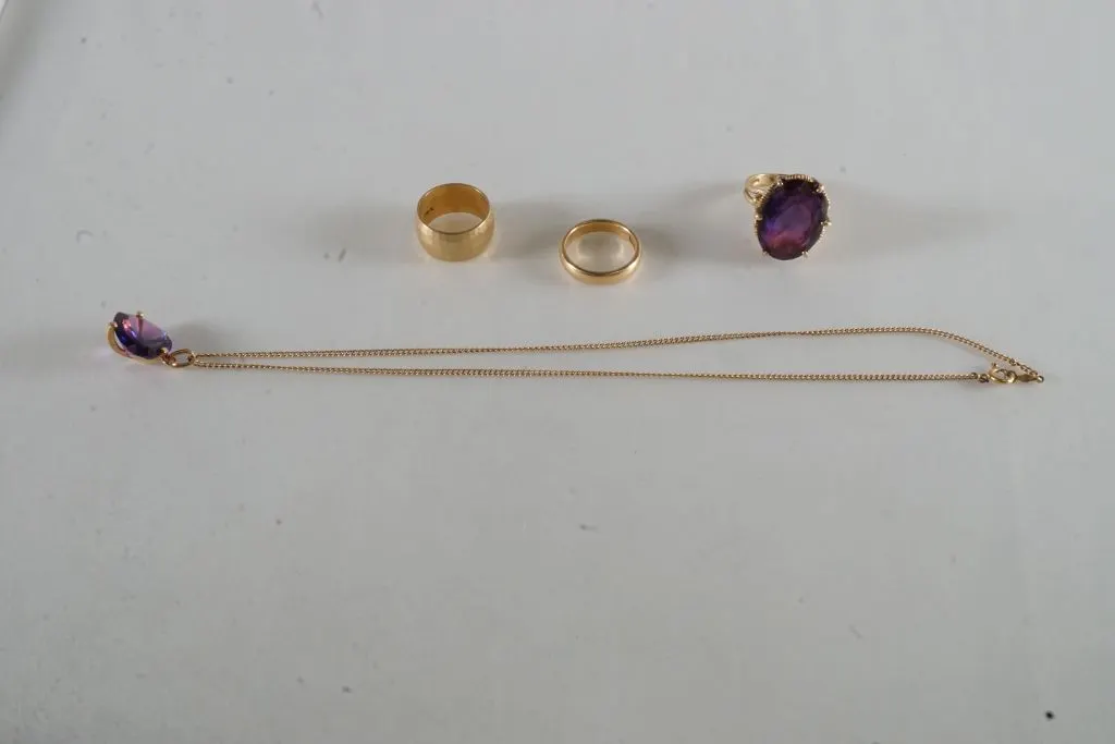 Lot of 14k Yellow Gold Jewelry