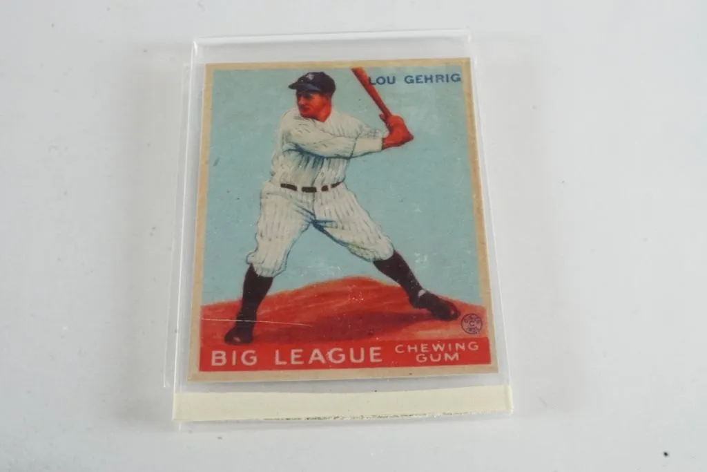 Lou Gehrig Big League Chewing Gum Trading Card