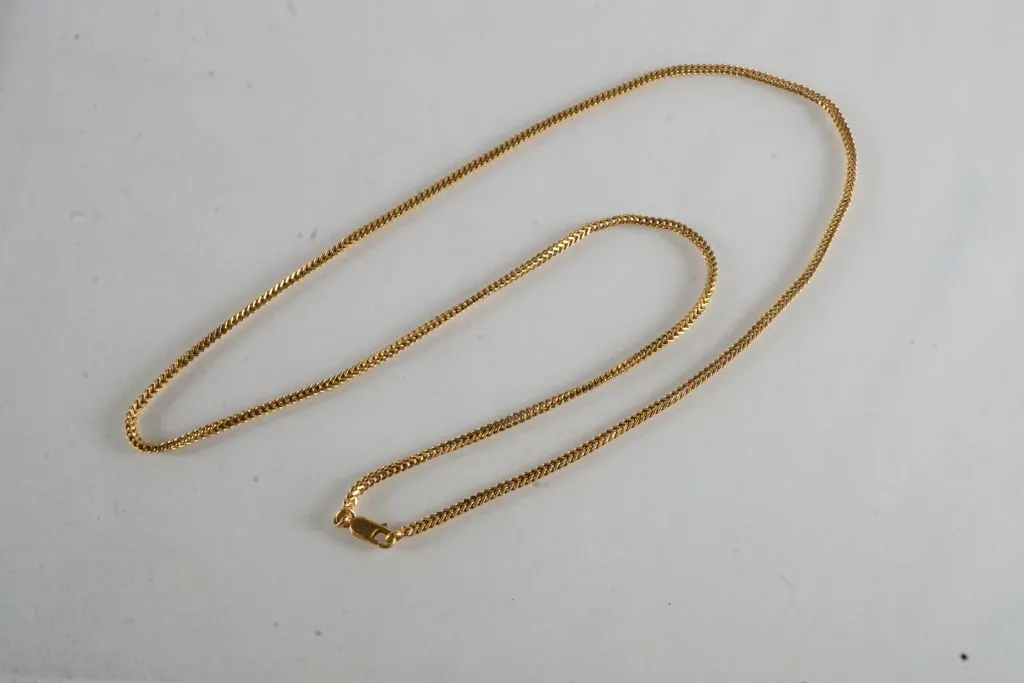 21k Yellow Gold Necklace