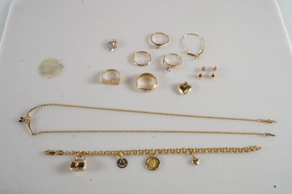 Lot of 14k Yellow Gold Jewelry