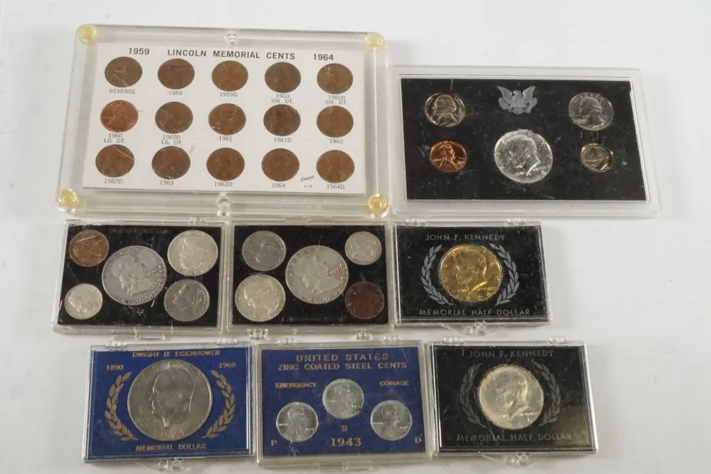 Lot of Assorted Coin Sets