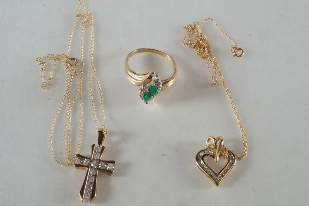 Lot of 10k Yellow Gold Jewelry