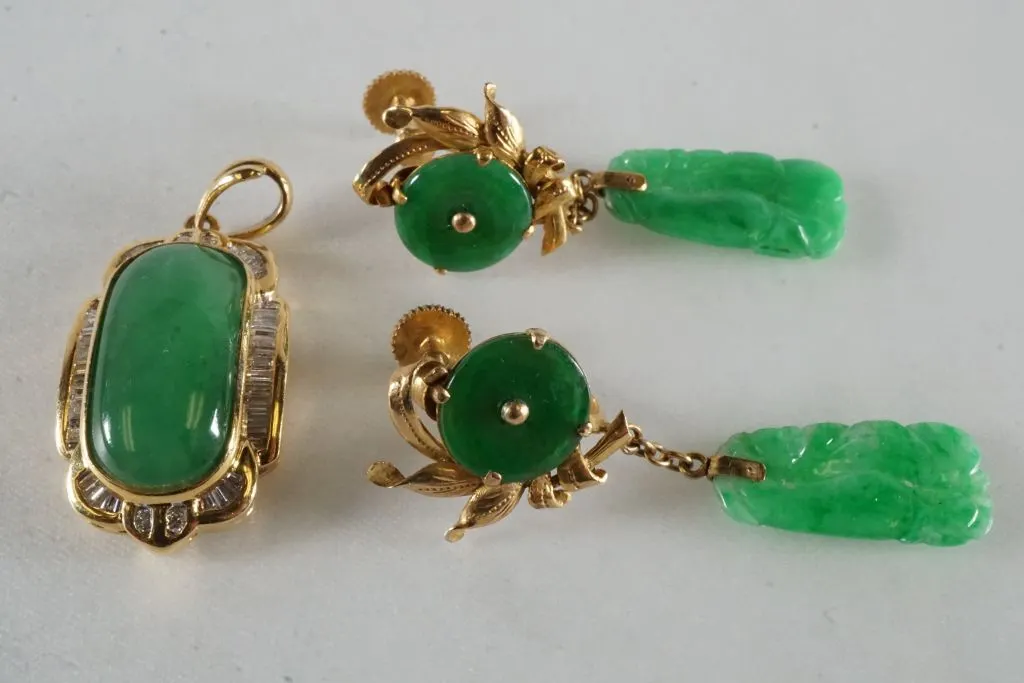 Lot of 18k Yellow Gold Jewelry