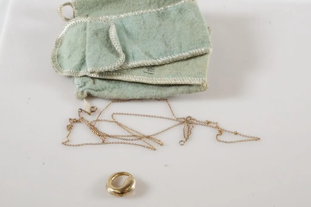 18k Yellow Gold Necklace w/18k Yellow Gold Pendant