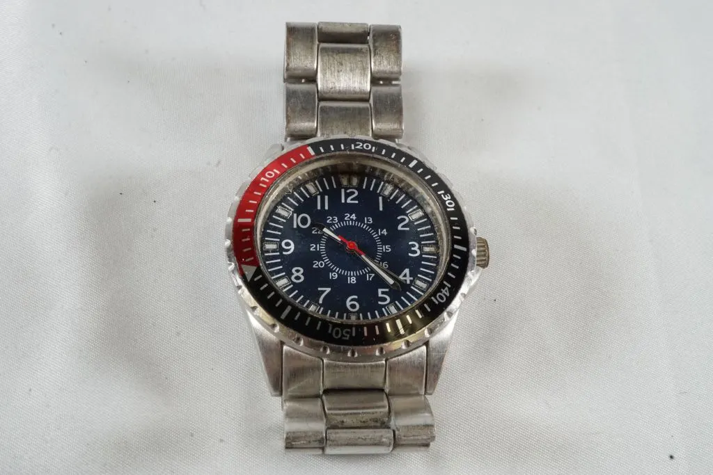 White Metal Aeropostale Watch w/White Metal Band