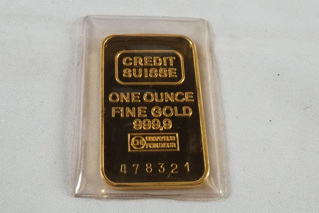 Credit Suisse One Ounce Gold Bar