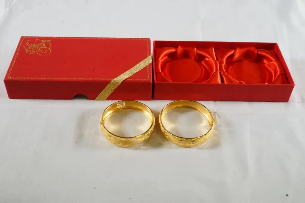 Lot of (2) 22k Yellow Gold Bracelets