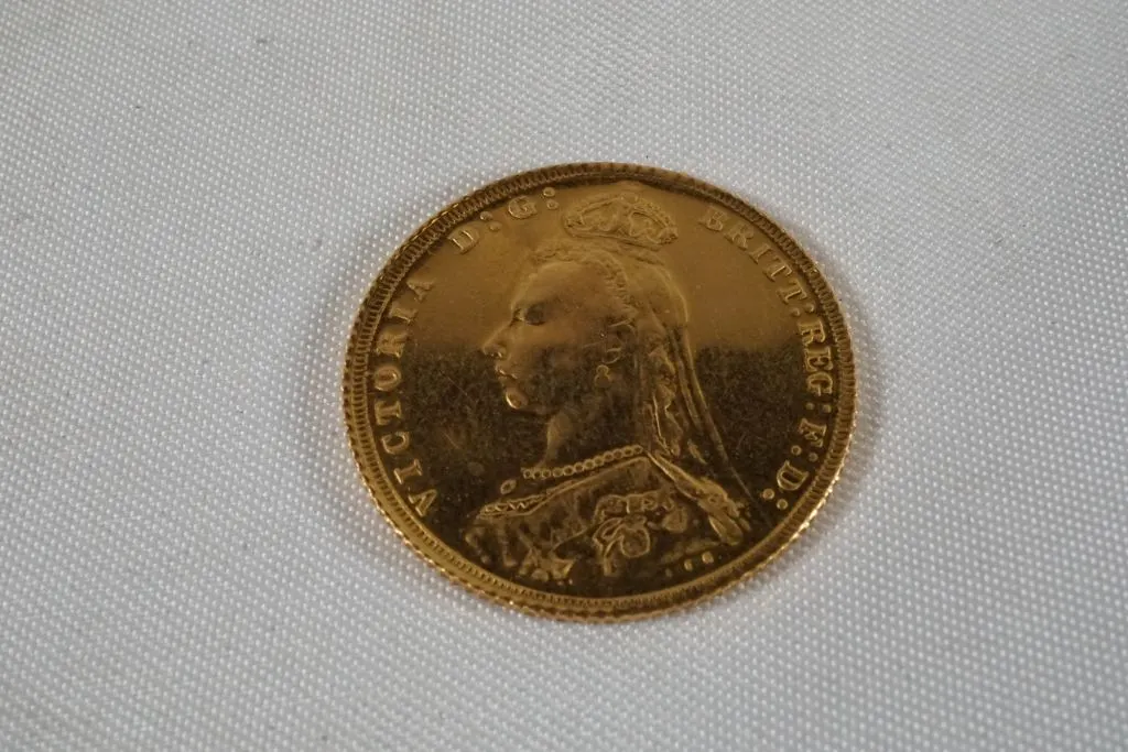 1887 British Gold Coin