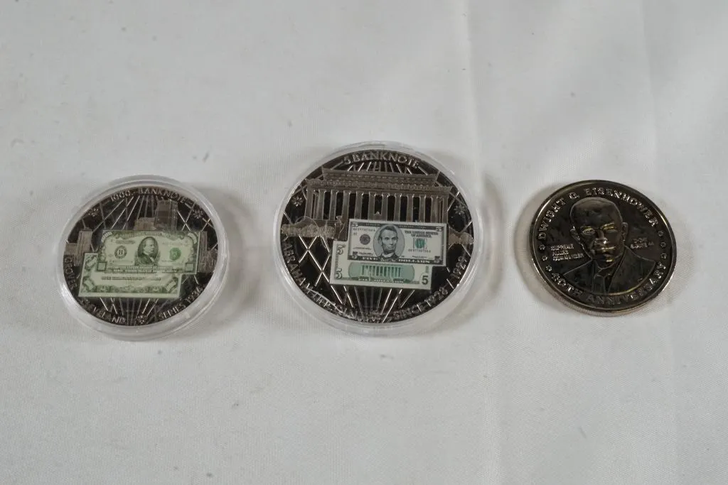 Lot of (3) Collectible Coins