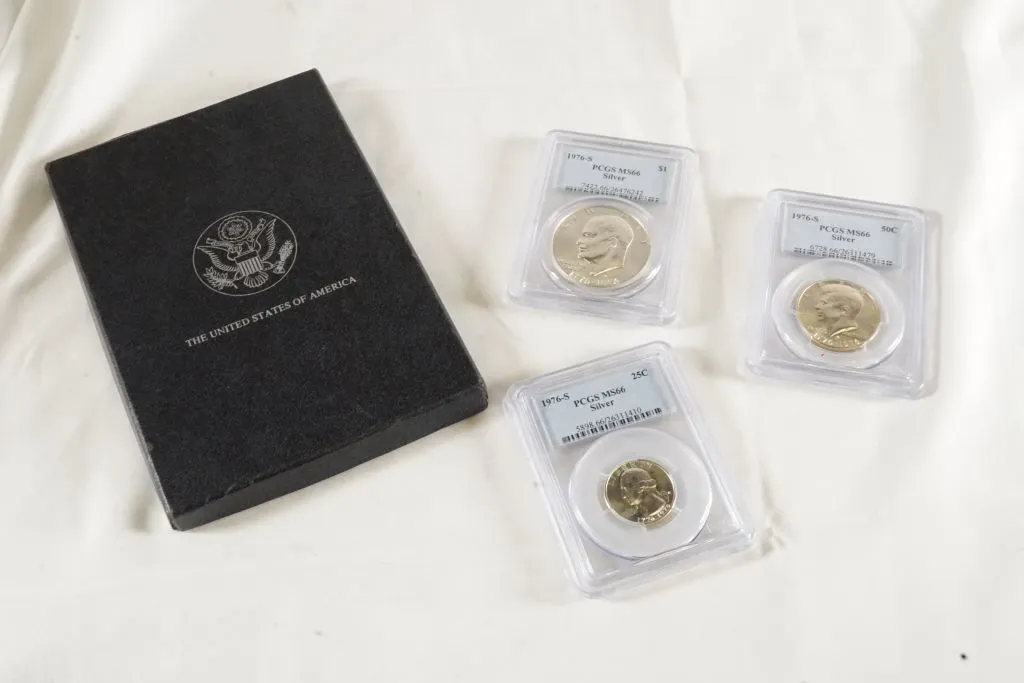Lot of (4) Graded Coins