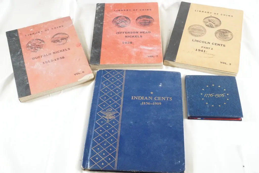 Lot of (5) Coin Books/Sets