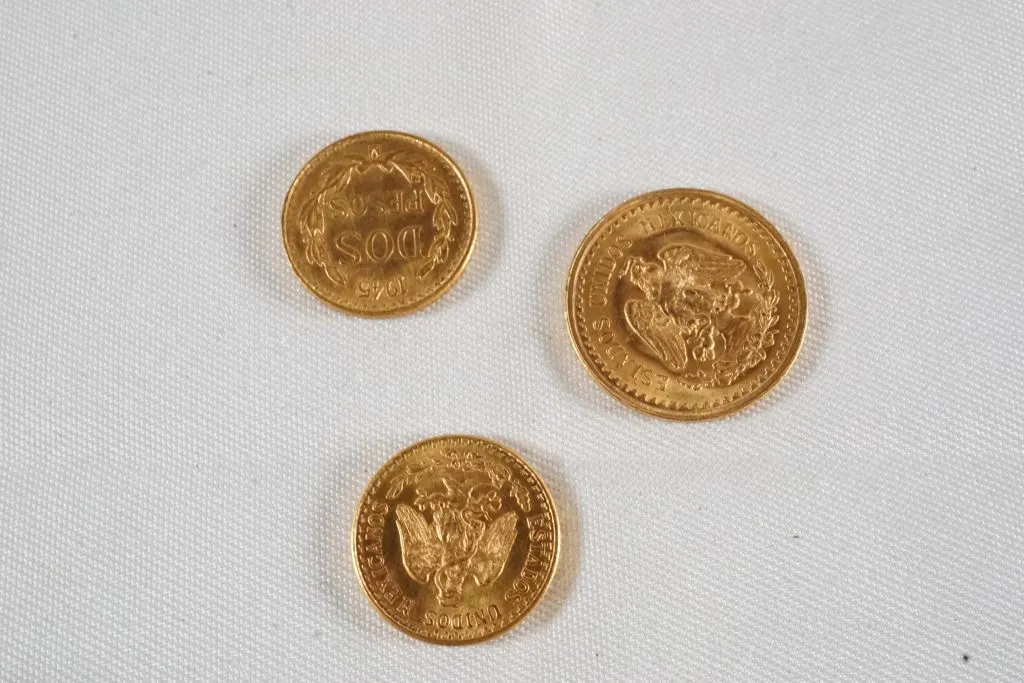 Lot of (3) Mexican Gold Coins