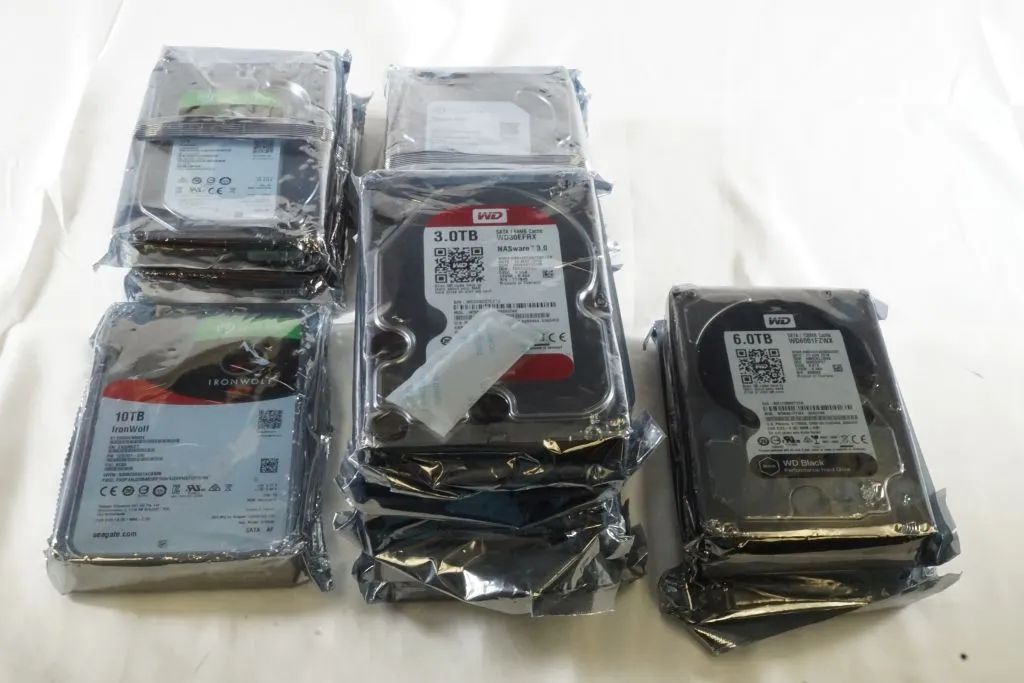 Lot of (12) Desktop Hard Drives