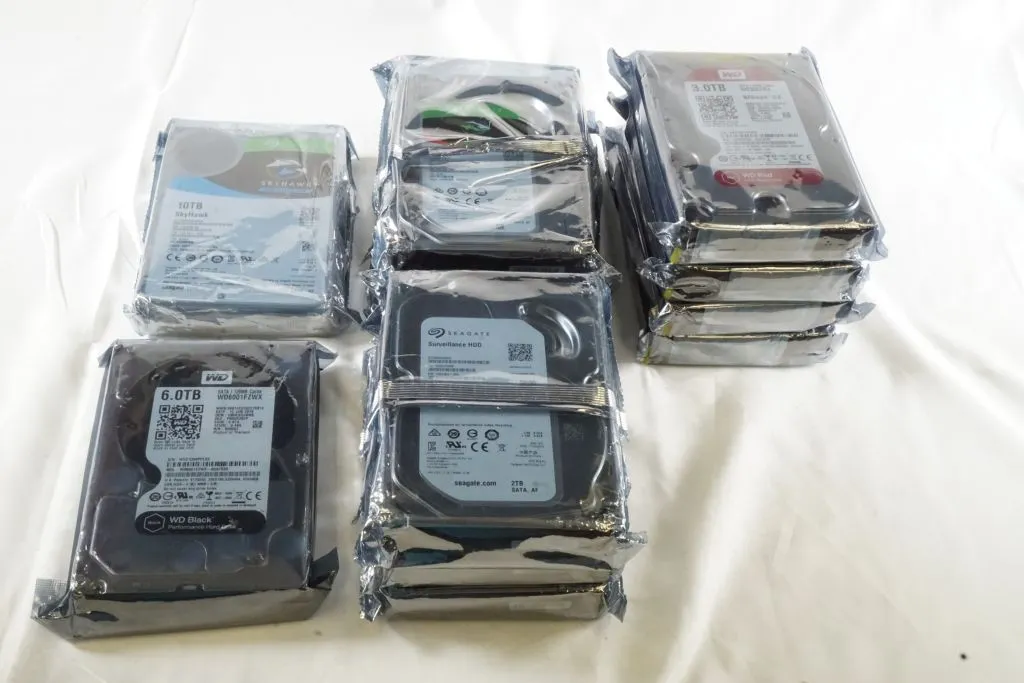 Lot of (12) Desktop Hard Drives