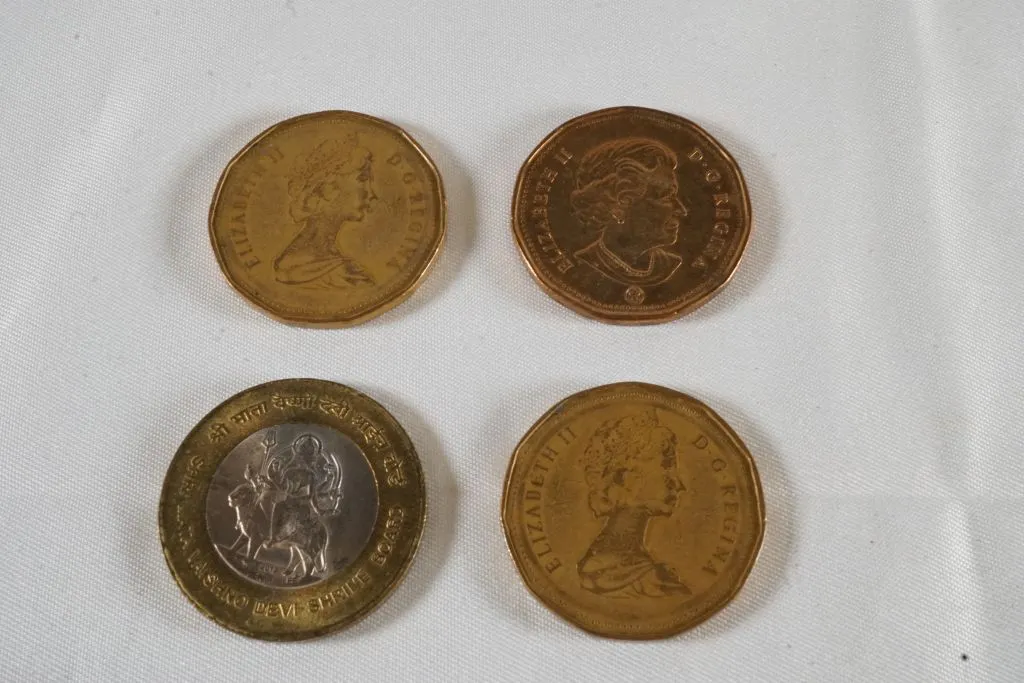 Lot of (4) Foreign Coins