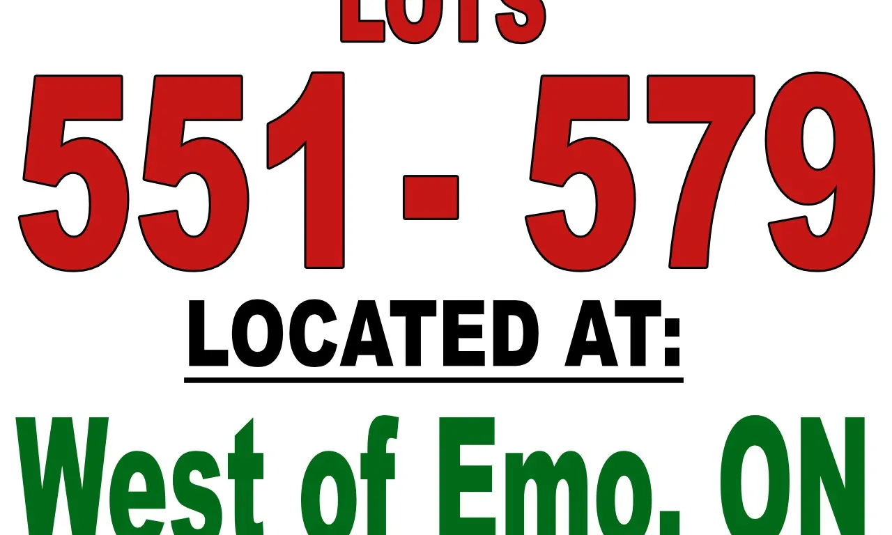 LOTS 551 - 579 / LOCATED AT: West of Emo, ON