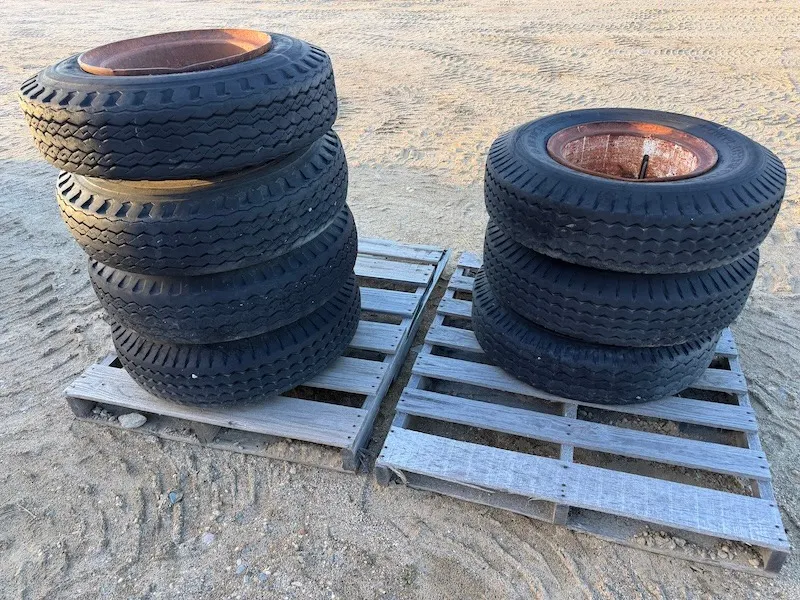 (7) 15” House Trailer Tires & Rims