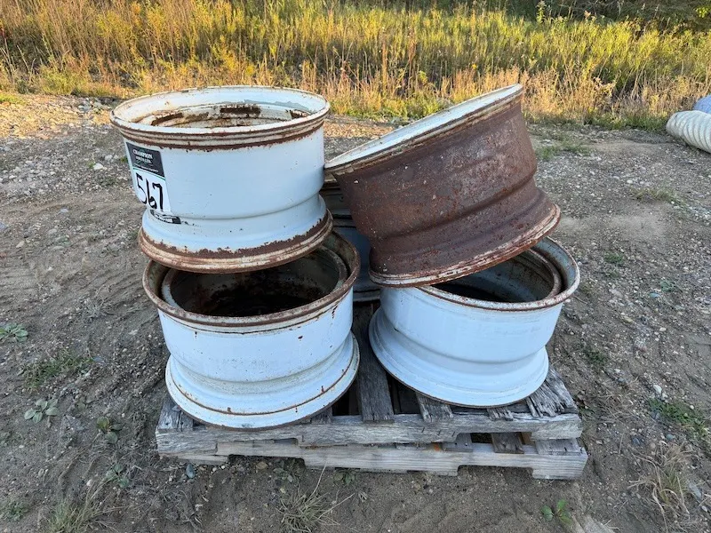 (5) Wide Steel Rims