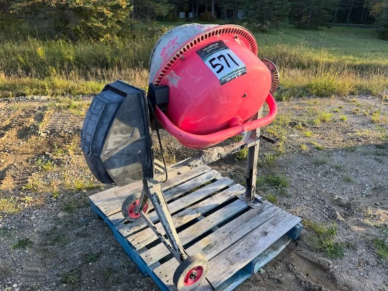 Benchmark 4 cubic ft Electric Cement Mixer