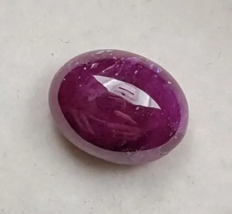 7.14 CT CERTIFIED MADAGASCAR RUBY GEMSTONE ($6,050 APPRAISAL)