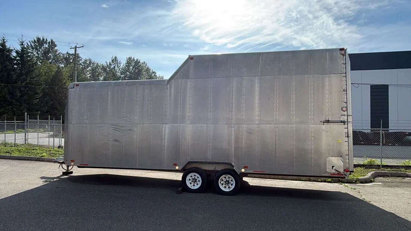 1990 UBILT CARGO TRAILER, SILVER, VIN BCT2733191289,