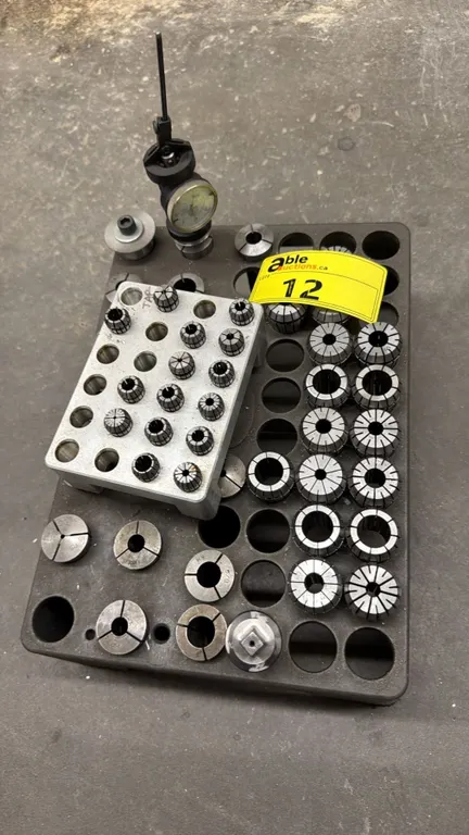 TRAY OF ASSORTED END MILLS