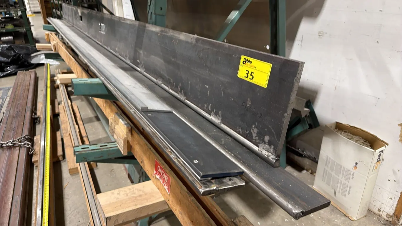 5 ASSORTED INDUSTRIAL 14FT PRESS BRAKE DIES