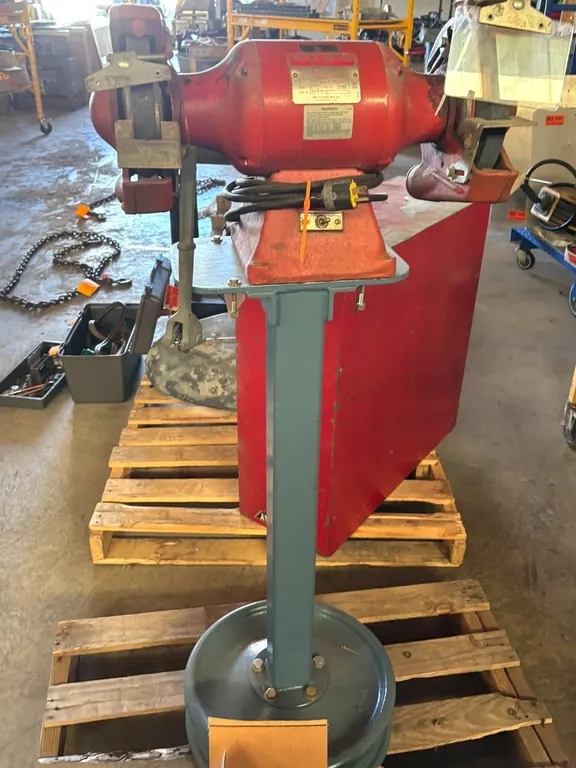 8" Grinder with Stand and Heavy Base