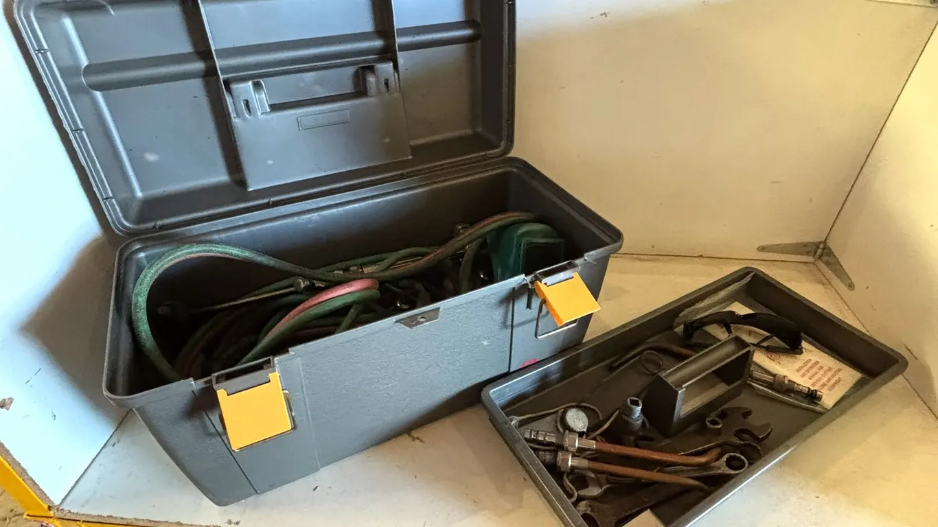 Plano Toolbox with Smith Torch Hose and Head