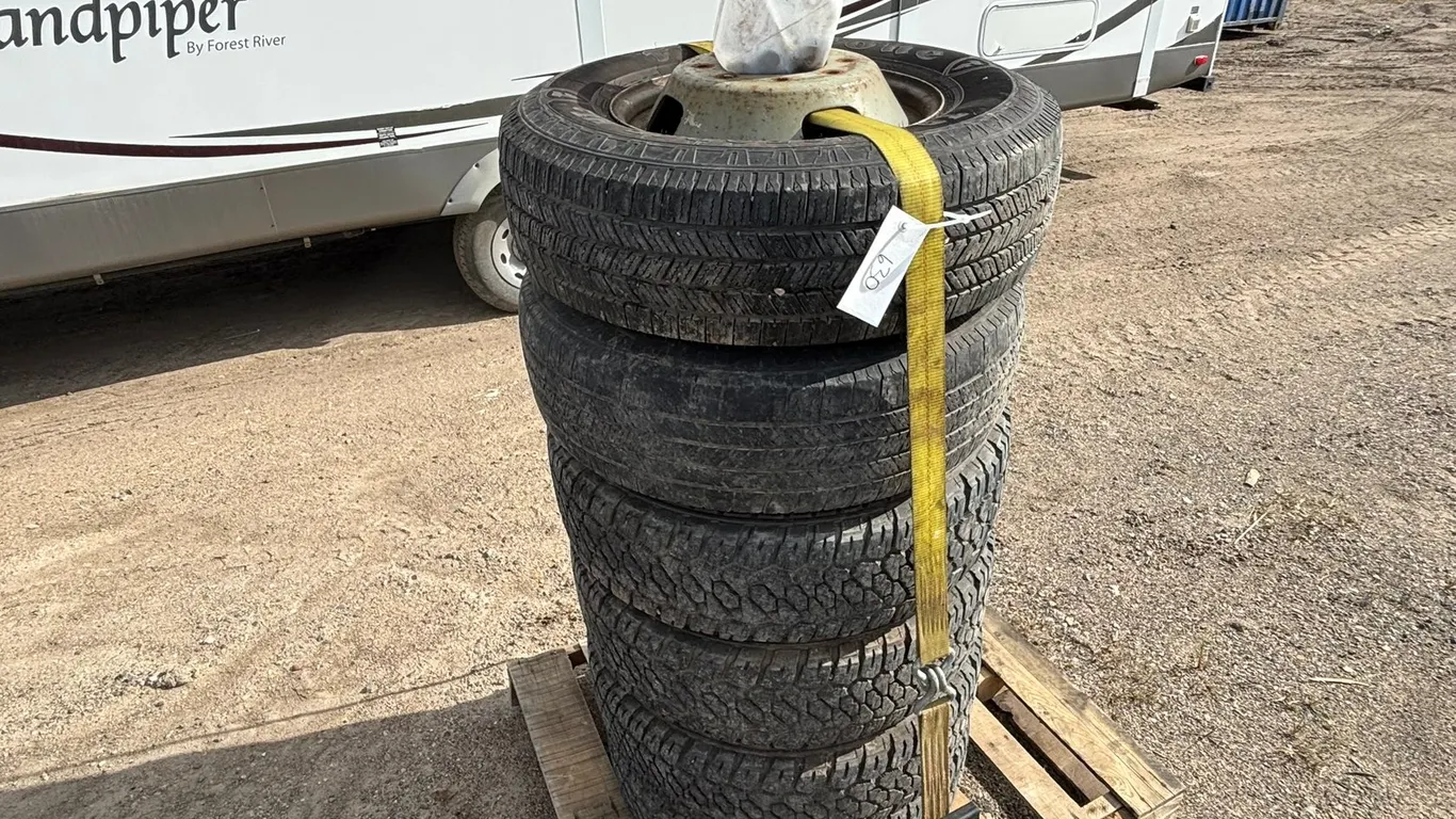 (6) Assorted Rims With Tires
