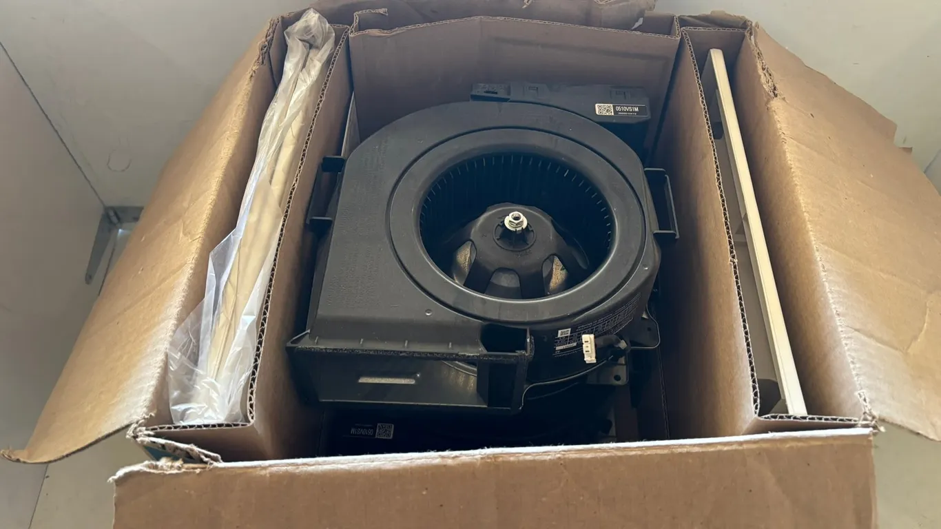 (3) Panasonic Ventilating Fans with Vent Covers, In Box