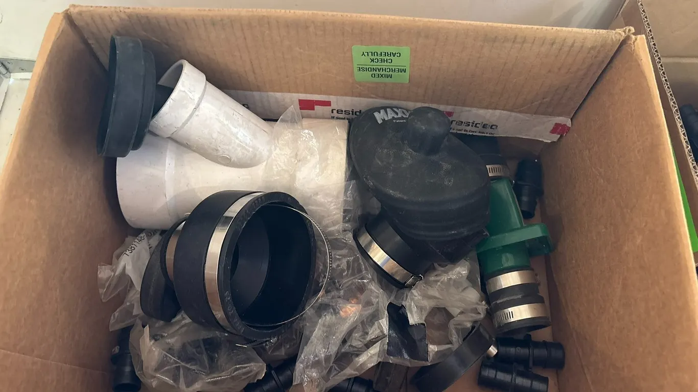 Assorted PVC, Hardware, and Spickets