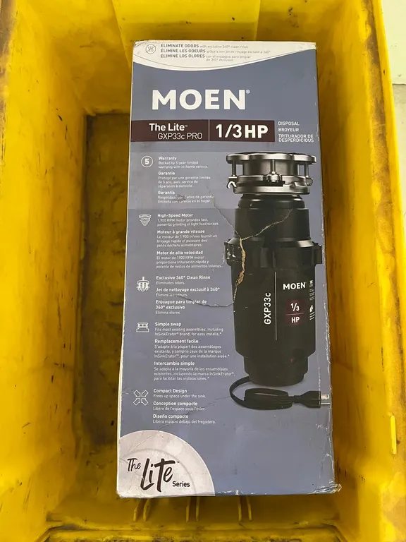 Moen 1/3 Horse Power Disposal