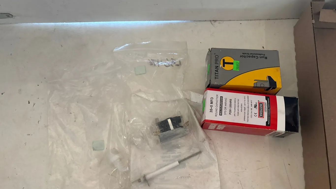 Flame Sensor and (2) Capacitor