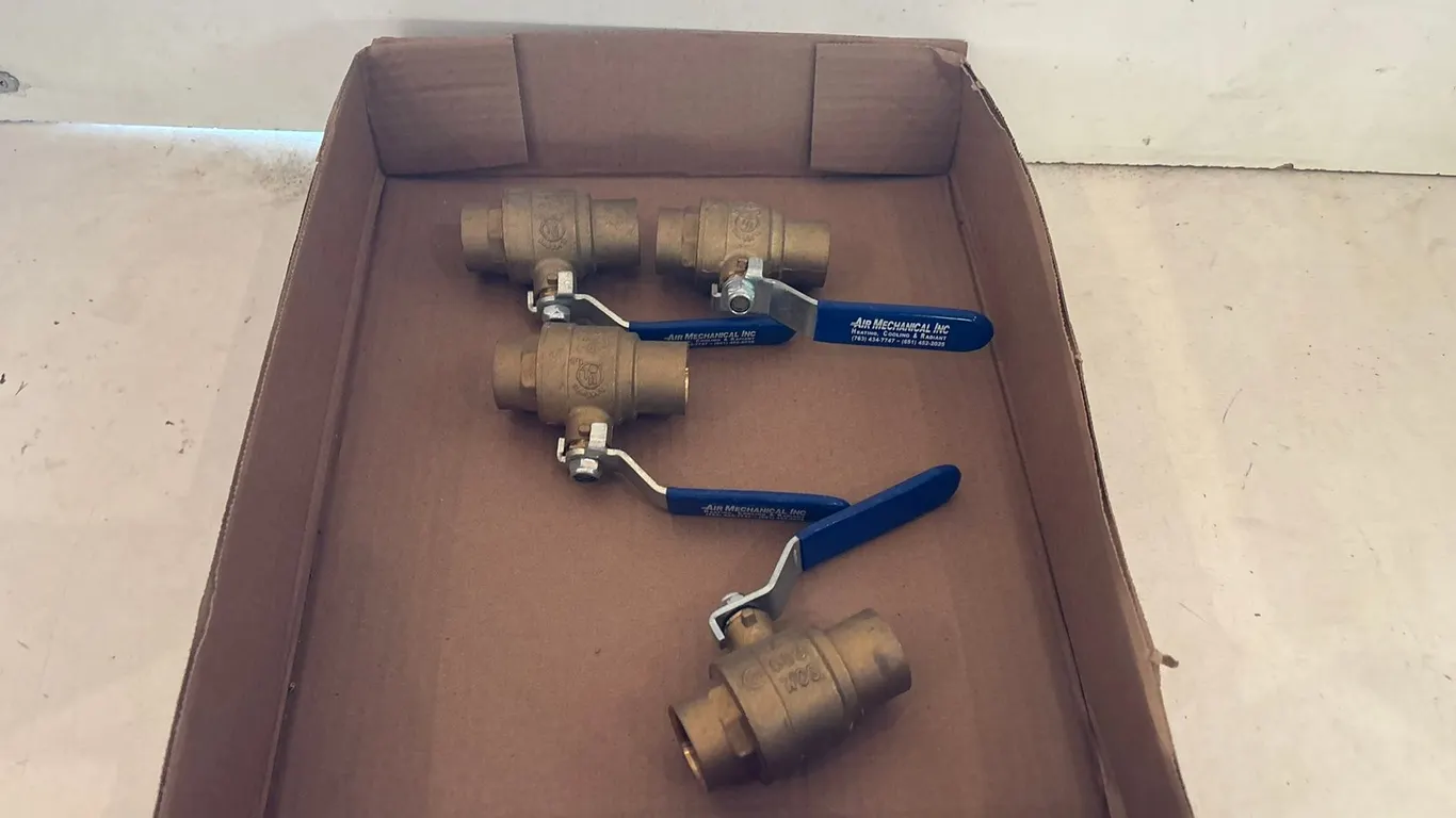 (4) 1" Valves