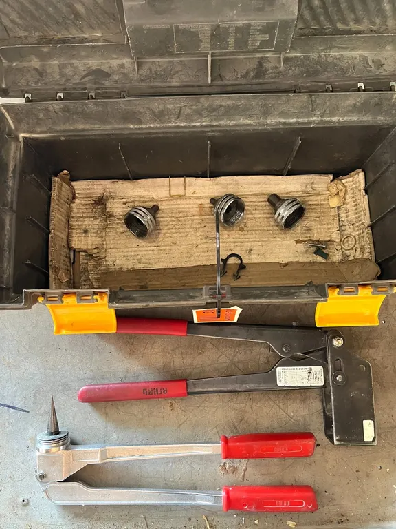 Toolbox with (2) Specialty Pliers