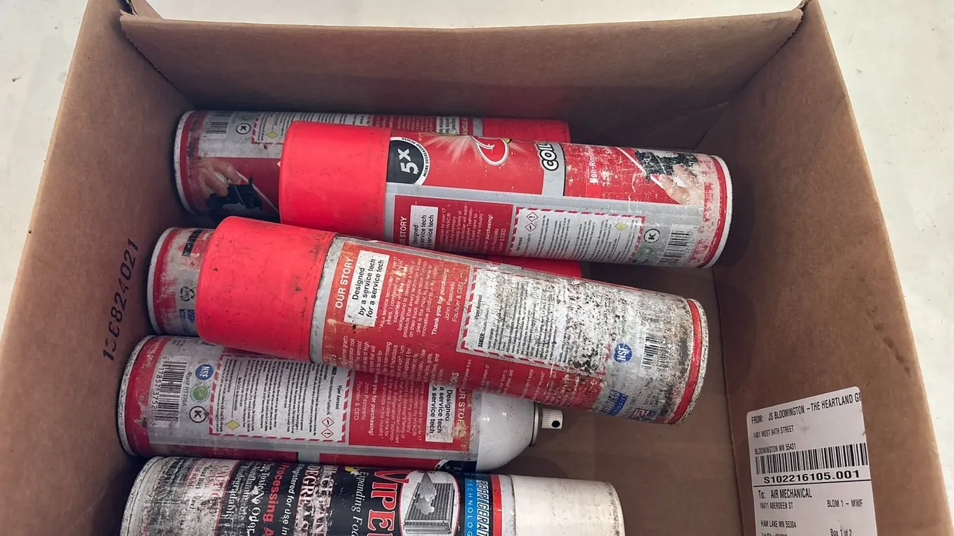 (6) Cans of Viper Coil Cleaner