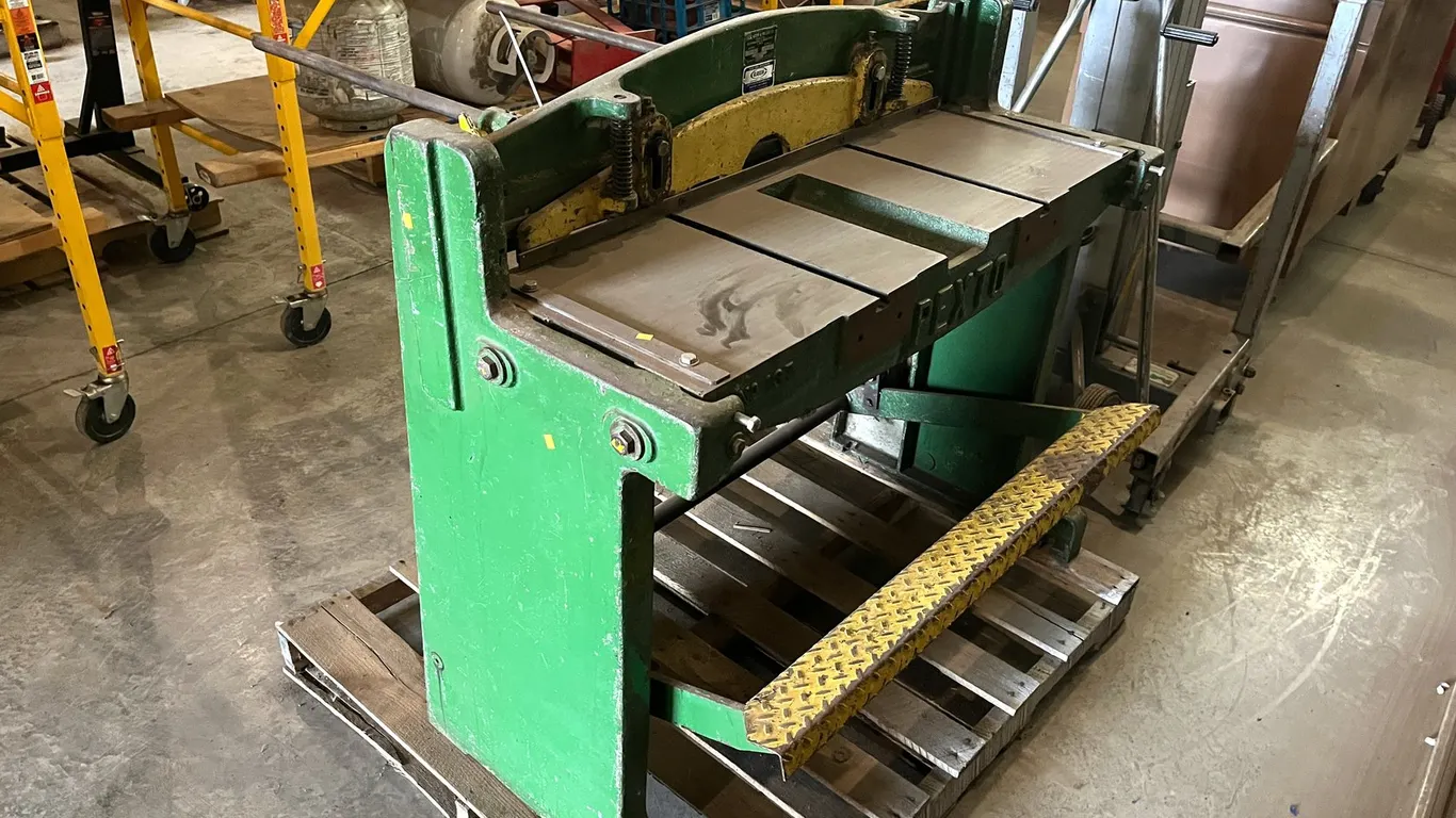 Peck, Stow, and Wilcox Metal Shear