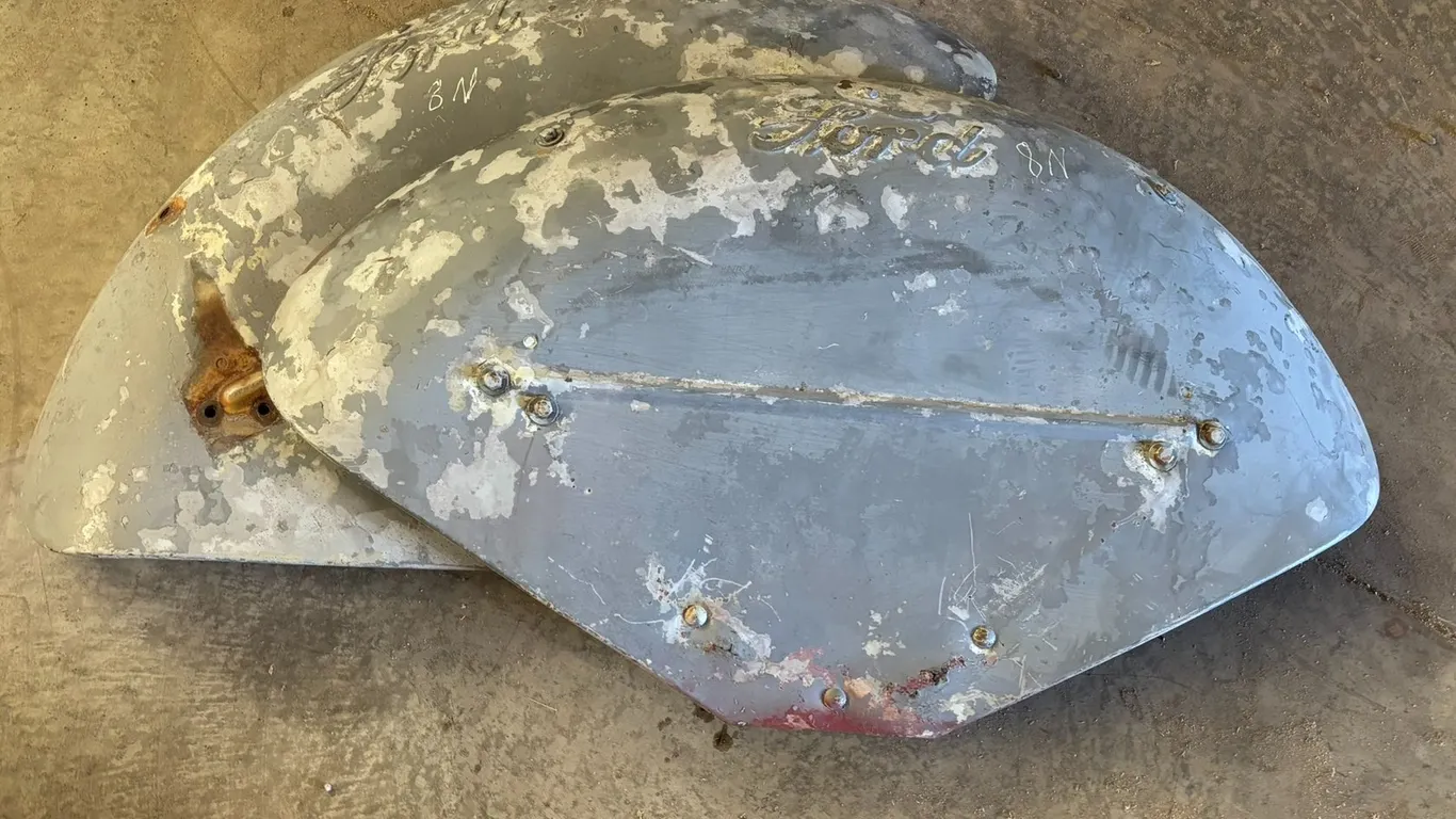Ford 8N Tractor Embossed Script Fenders