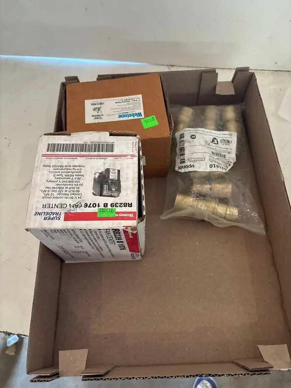 (10) Propex Sweat Adapters, Web Stone Drain, Fan Center