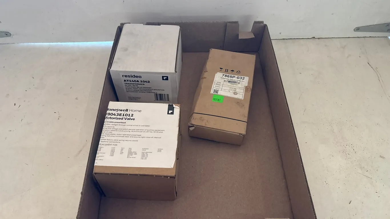 Transformer, Motorized Valve, Display Panel
