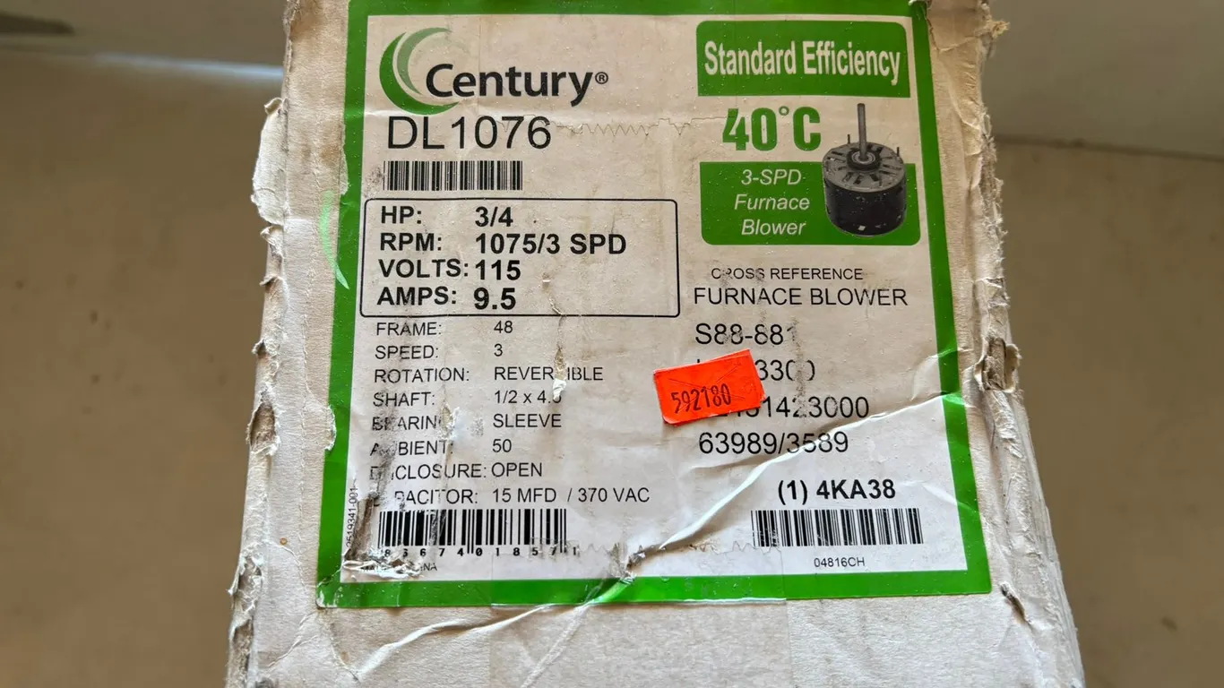 Century Furnace Blower
