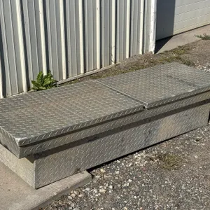5' Truck Bed Toolbox in Chrome Diamond Pattern