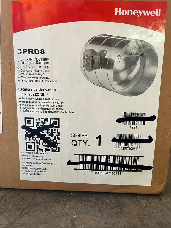 TrueZONE Bypass 8" Bypass Damper