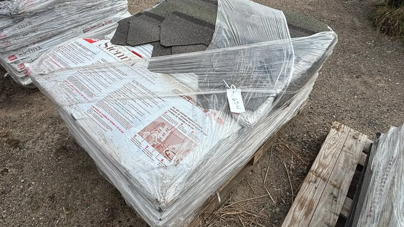 Pallet of Sienna Roofing Shingles