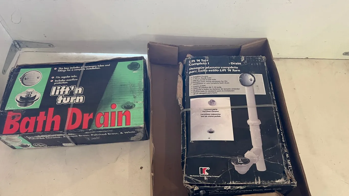 (2) Lift'n Turn Bath Drain