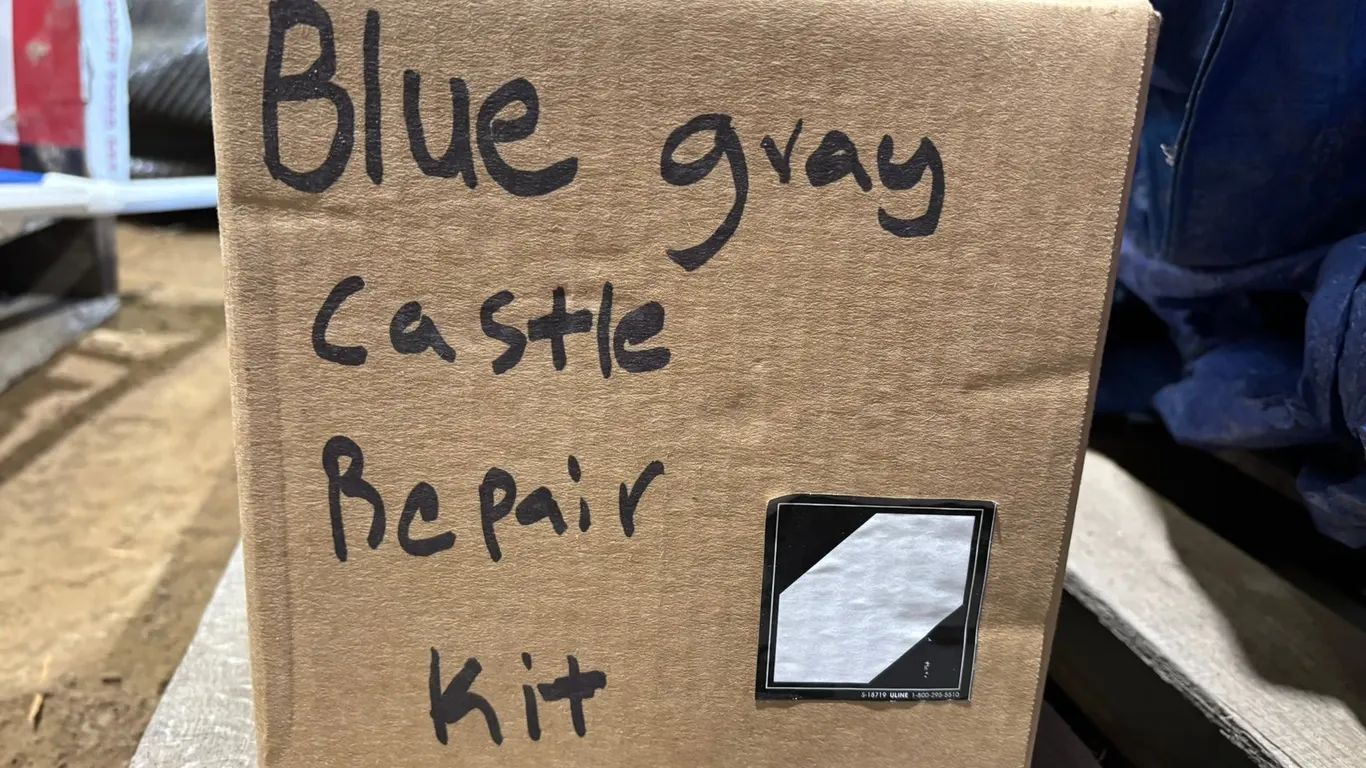 Blue Gray Castle Repair Kit