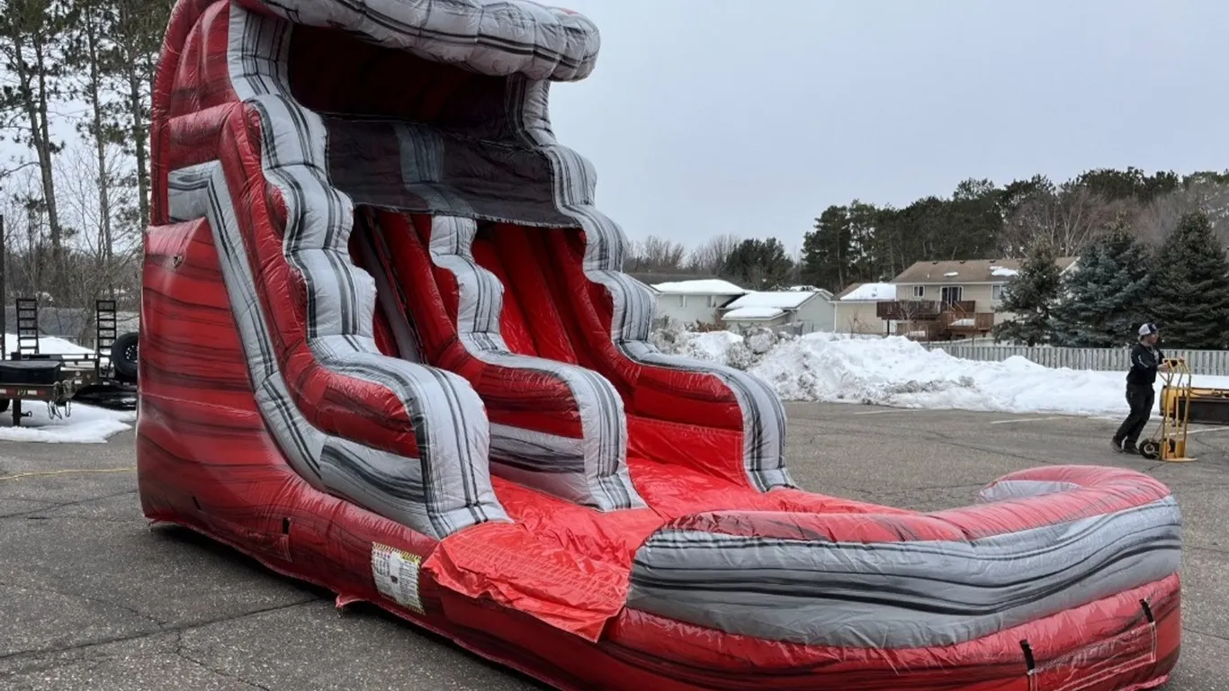 Red Wave Water Slide