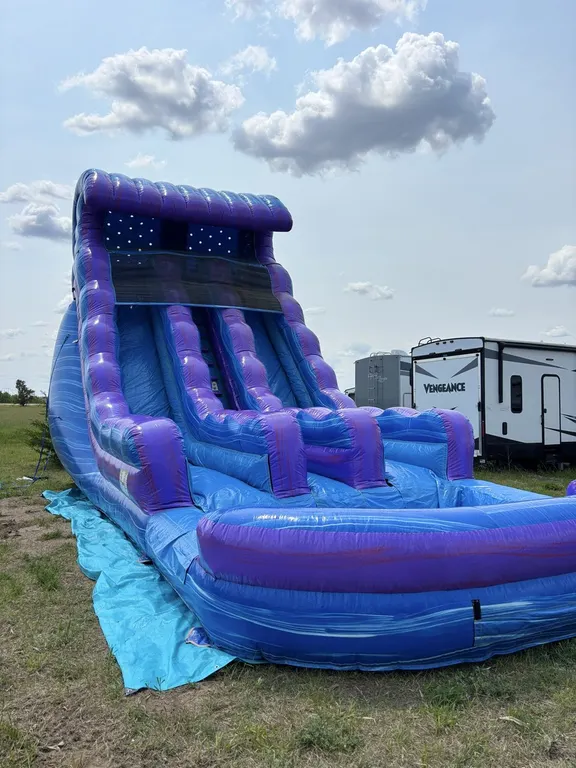 Blue Wave Splash Inflatable